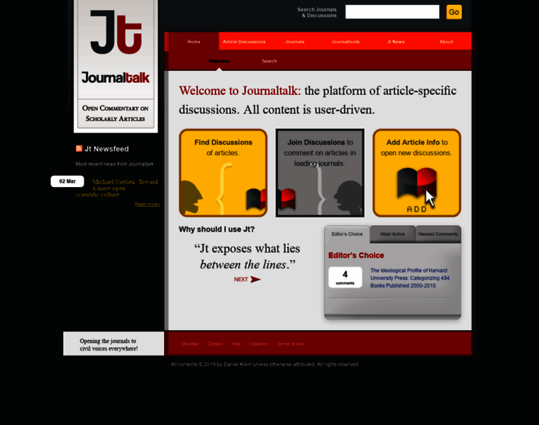 Journaltalk.net thumbnail