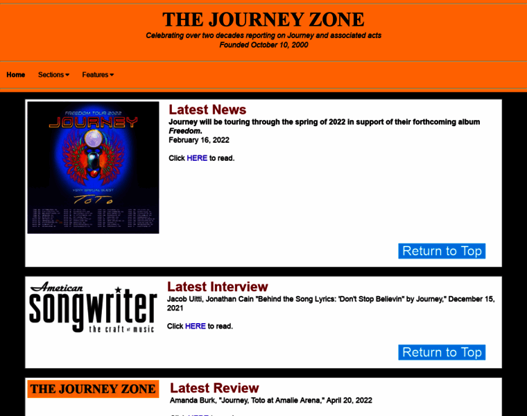 Journey-zone.com thumbnail