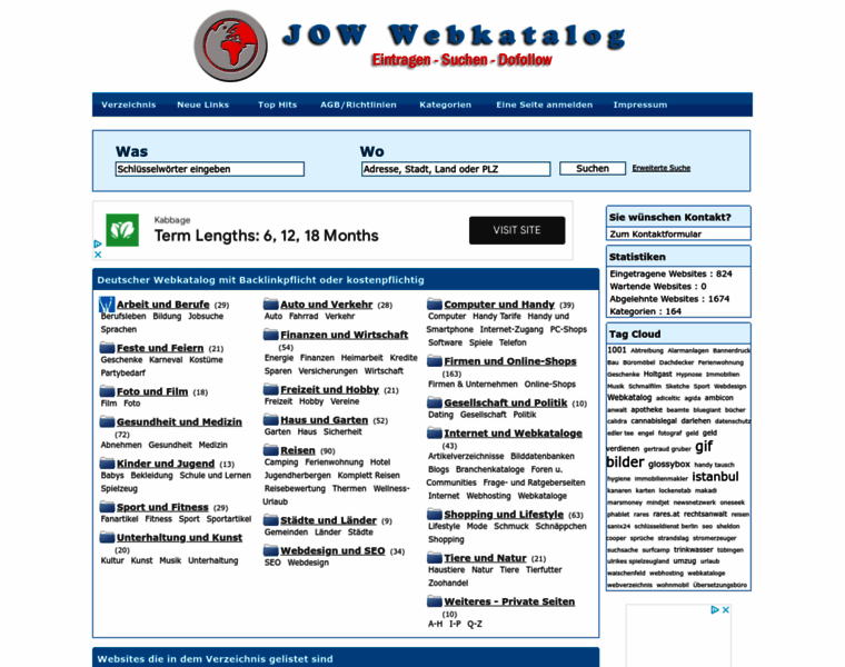 Jow-webkatalog.de thumbnail