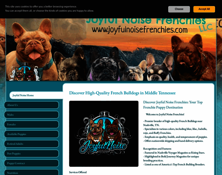Joyfulnoisefrenchies.com thumbnail