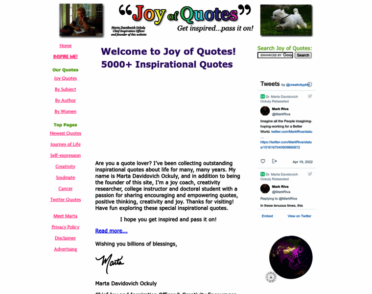 Joyofquotes.com thumbnail