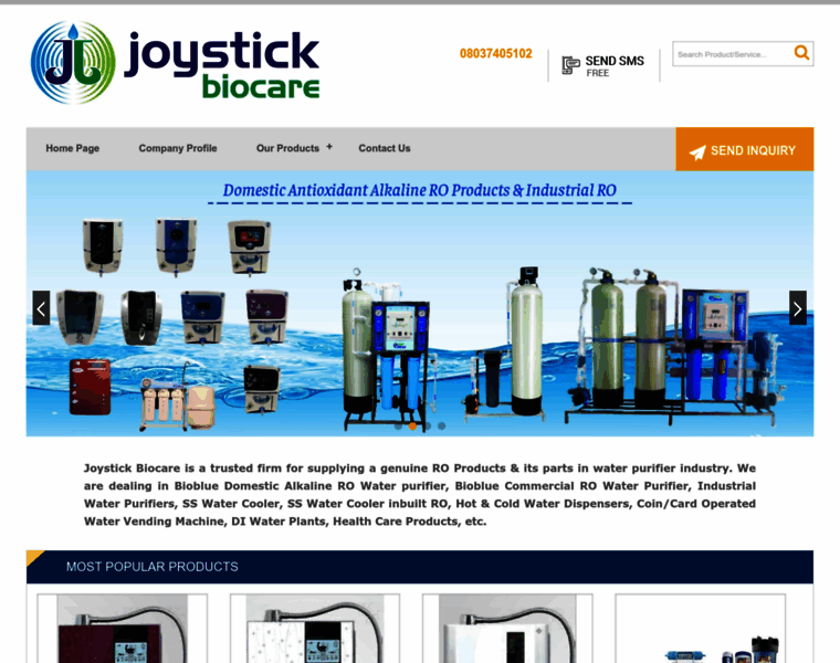 Joystickbiocare.com thumbnail