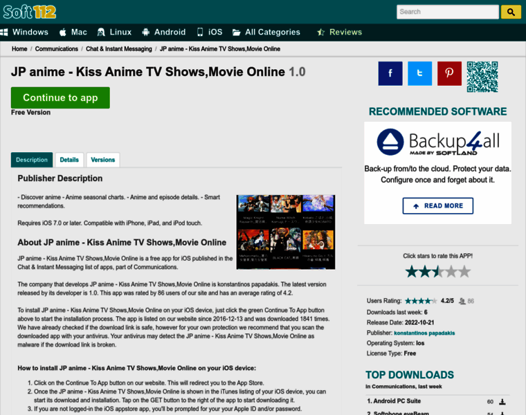 Jp-anime-kiss-anime-tv-shows-movie-online-ios.soft112.com thumbnail