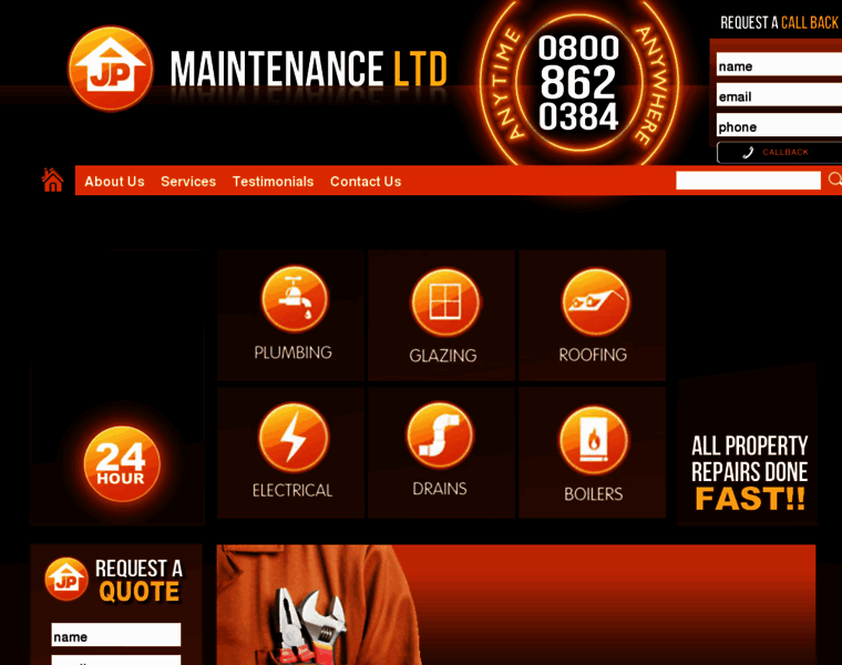 Jp-maintenance.co.uk thumbnail