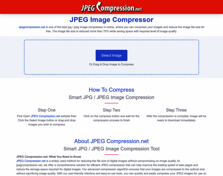 Jpegcompression.net thumbnail