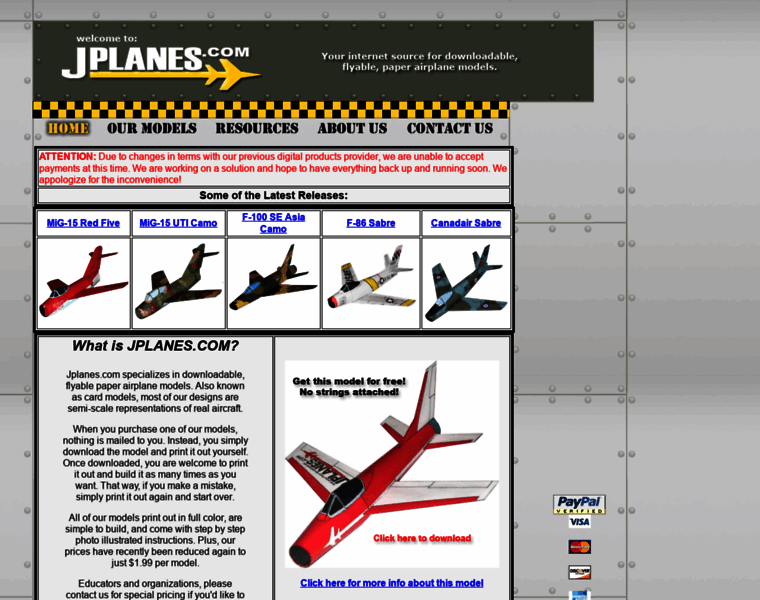 Jplanes.com thumbnail