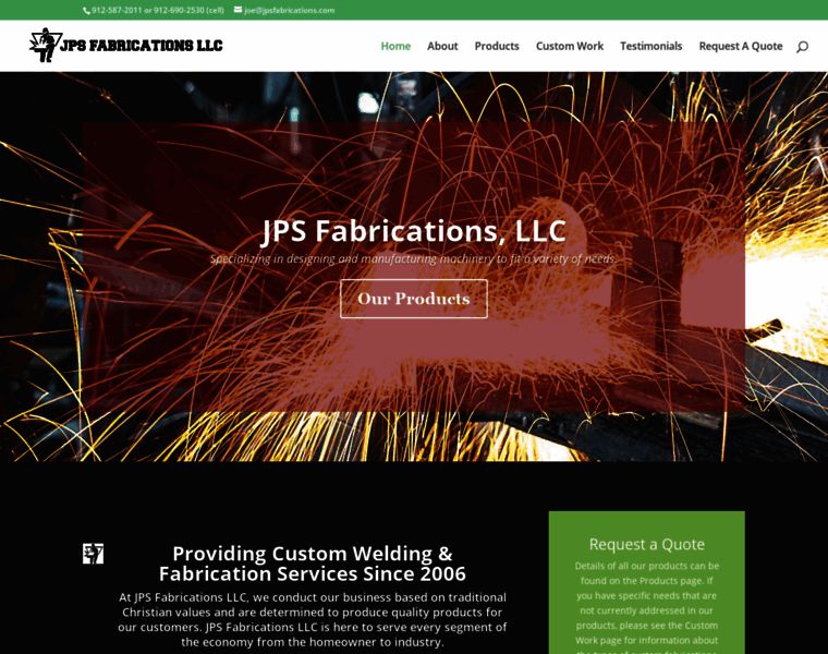 Jpsfabrications.com thumbnail