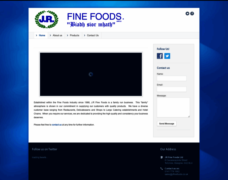 Jrfinefoods.co.uk thumbnail
