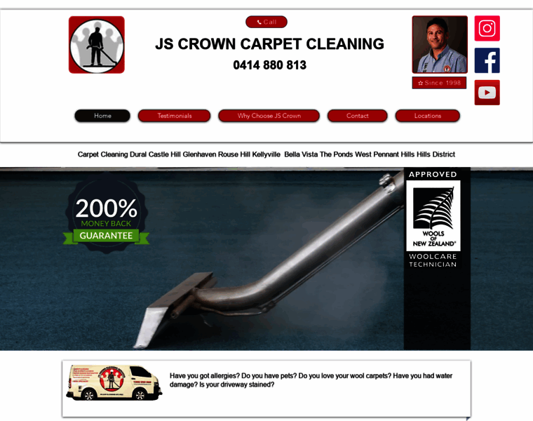 Jscrowncarpetcleaning.com.au thumbnail