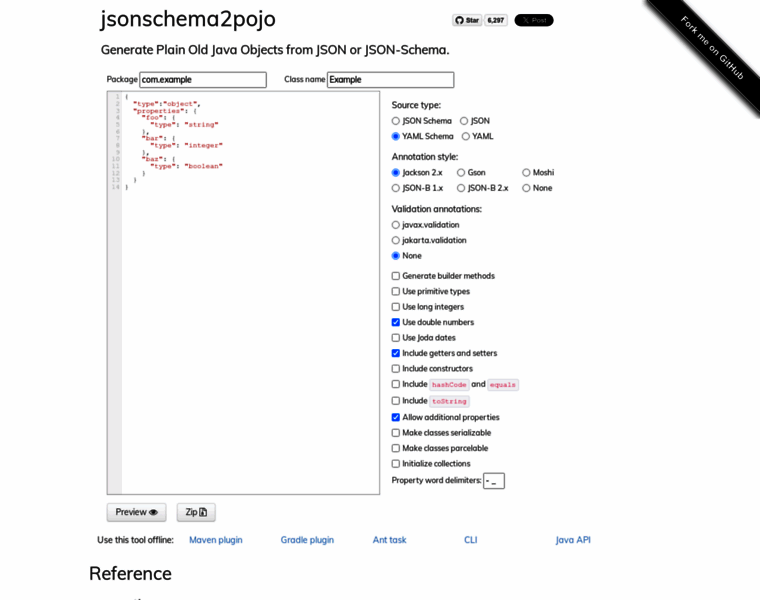 Jsonschema2pojo.org thumbnail Jsonschema2pojo.org thumbnail
