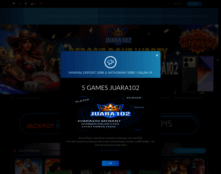 Juara102winss.lat thumbnail