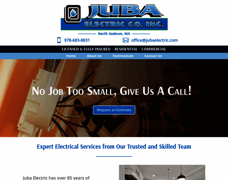 Jubaelectric.com thumbnail