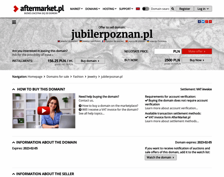 Jubilerpoznan.pl thumbnail