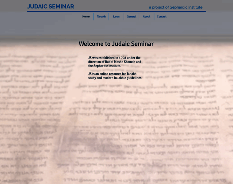 Judaicseminar.org thumbnail