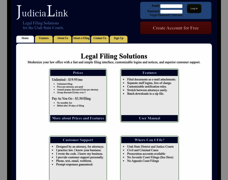 Judicialink.com thumbnail