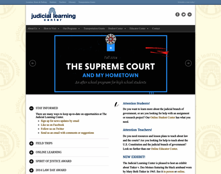 Judiciallearningcenter.org thumbnail