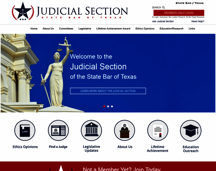 Judicialsection.com thumbnail