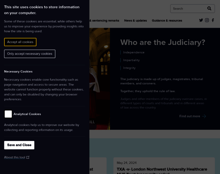 Judiciary.uk thumbnail