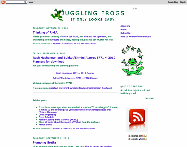 Jugglingfrogs.com thumbnail