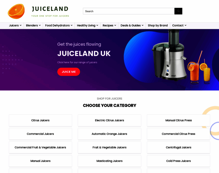 Juiceland.co.uk thumbnail