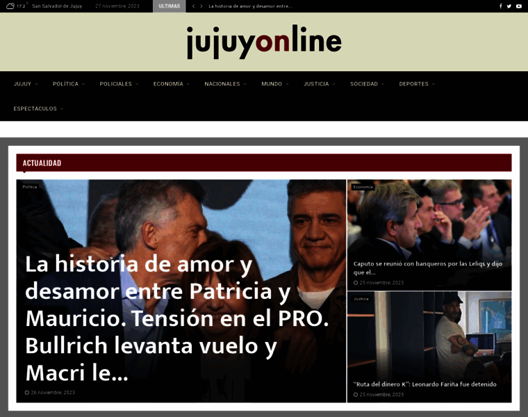 Jujuyonlinenoticias.com.ar thumbnail