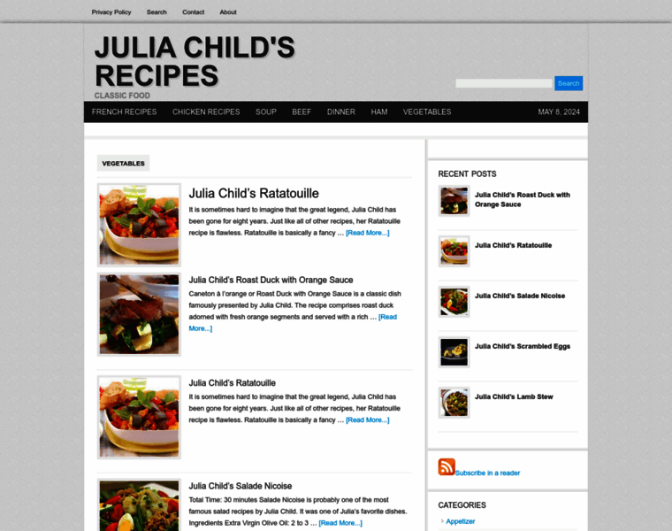 Juliachildsrecipes.com thumbnail