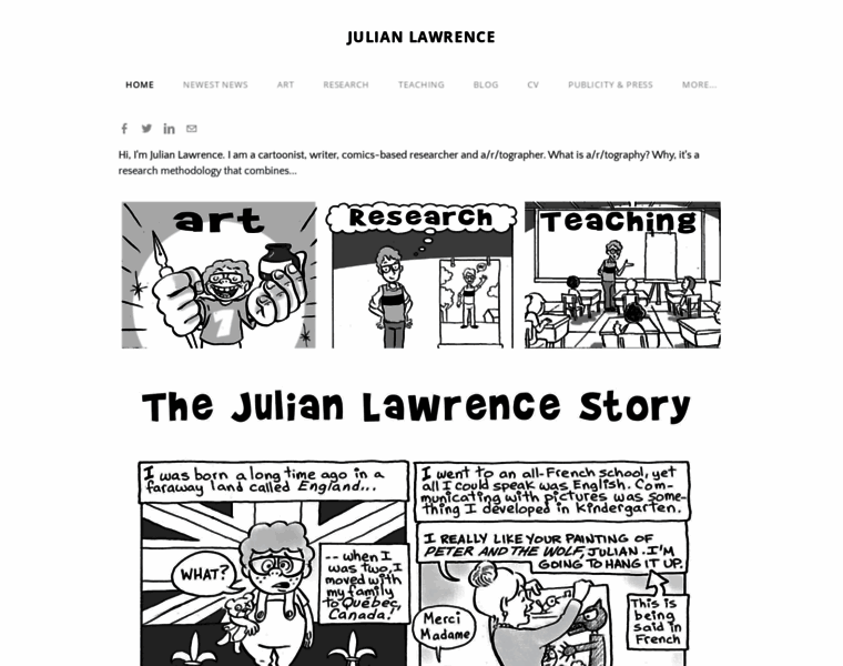 Julianlawrence.net thumbnail