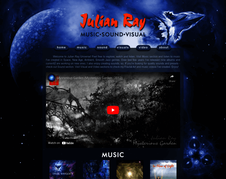 Julianraymusic.com thumbnail