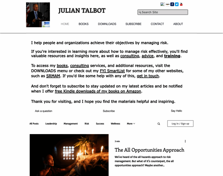 Juliantalbot.com thumbnail