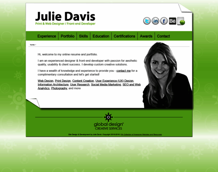 Julie-davis.com thumbnail
