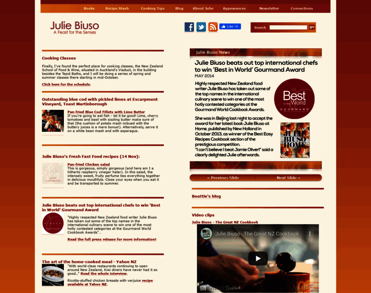 Juliebiuso.com thumbnail