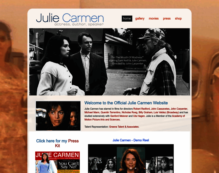 Juliecarmenactress.com thumbnail