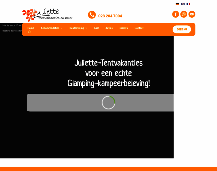 Juliette-tentvakanties.nl thumbnail