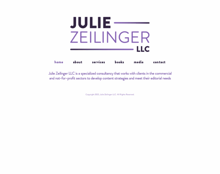 Juliezeilinger.com thumbnail