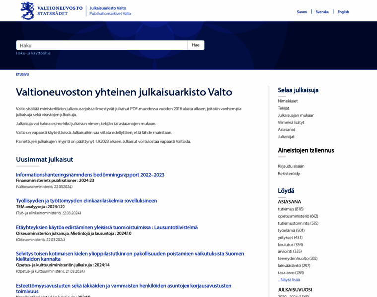 Julkaisut.valtioneuvosto.fi thumbnail
