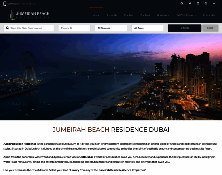 Jumeirah-beach-residence.com thumbnail