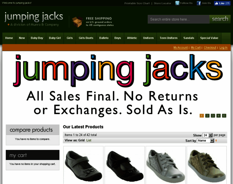 Jumping-jacks.com thumbnail