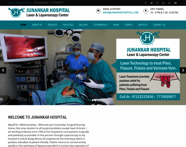 Junankarhospital.com thumbnail