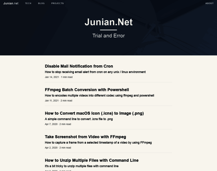 Junian.net thumbnail