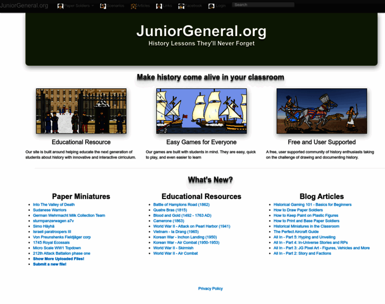 Juniorgeneral.org thumbnail