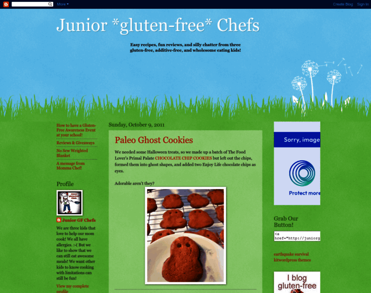 Juniorglutenfreechefs.blogspot.com thumbnail