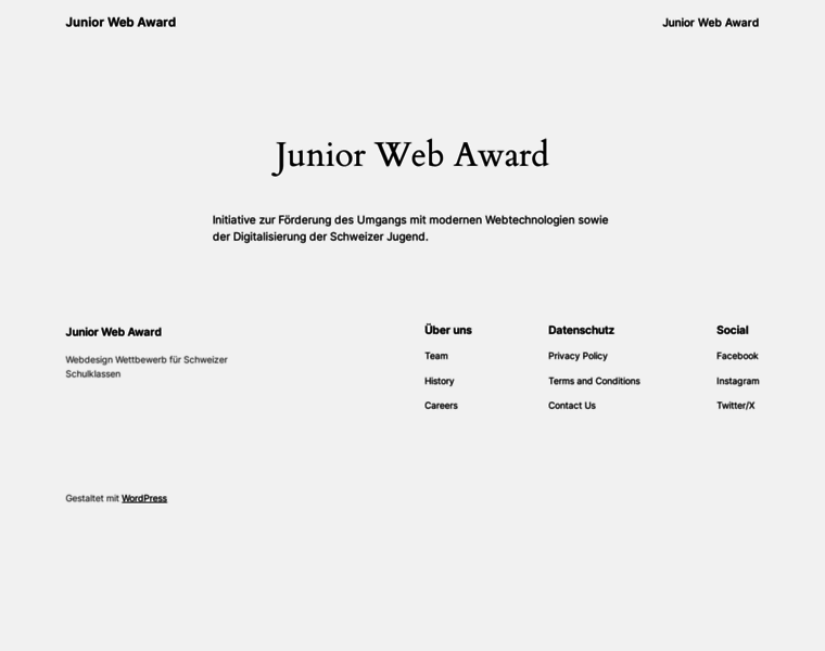 Juniorwebaward.ch thumbnail