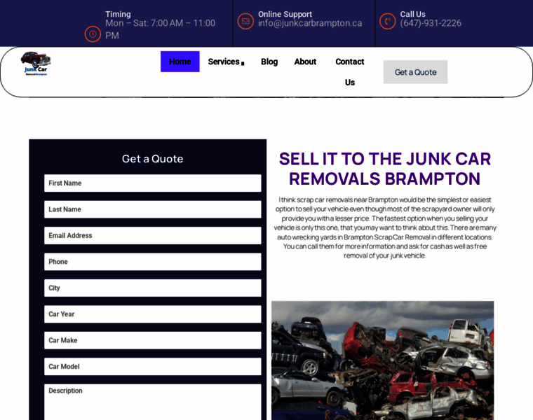 Junkcarbrampton.ca thumbnail