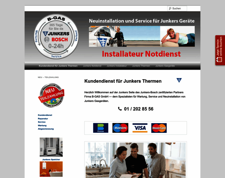 Junkers-kundendienst-in-wien.at thumbnail