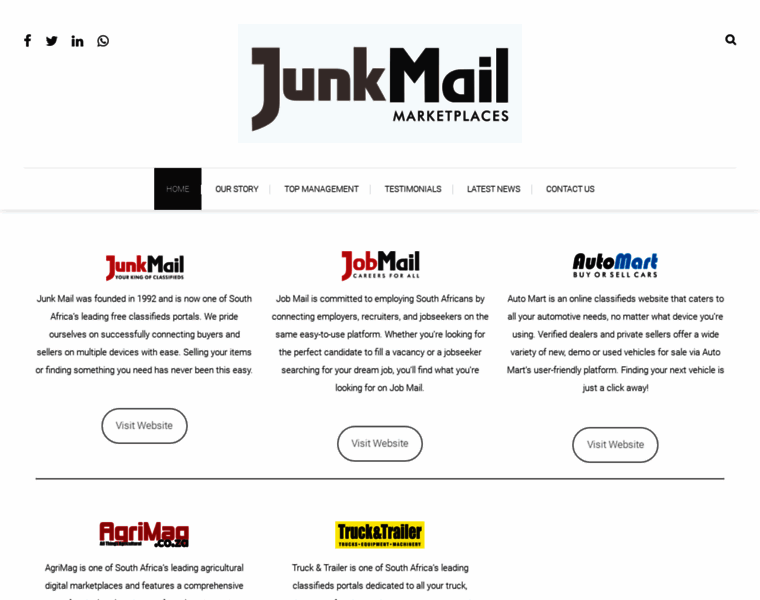 Junkmaildigitalmedia.co.za thumbnail