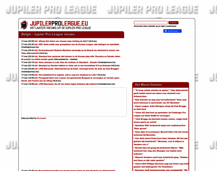 Jupilerproleague.eu thumbnail