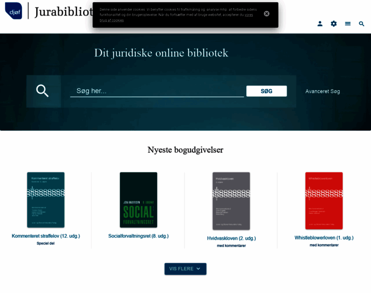 Jurabibliotek.dk thumbnail