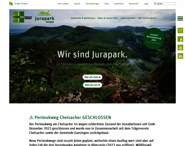 Jurapark-aargau.ch thumbnail