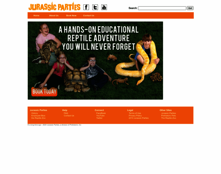 Jurassicparties.com thumbnail