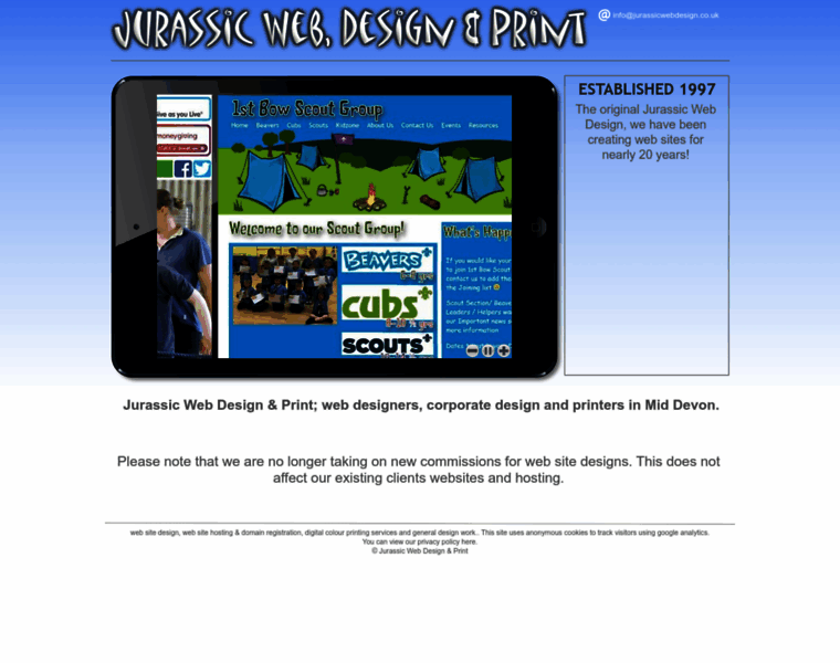 Jurassicwebdesign.co.uk thumbnail